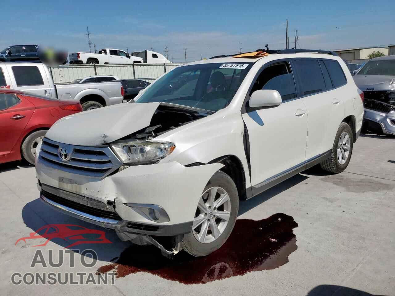 TOYOTA HIGHLANDER 2013 - 5TDZK3EH8DS121833