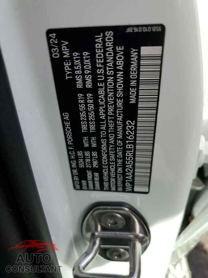 PORSCHE MACAN BASE 2024 - WP1AA2A55RLB16232