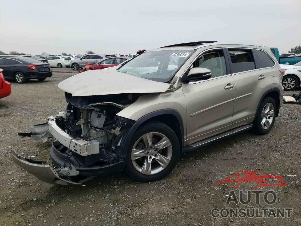 TOYOTA HIGHLANDER 2014 - 5TDDKRFH6ES045672