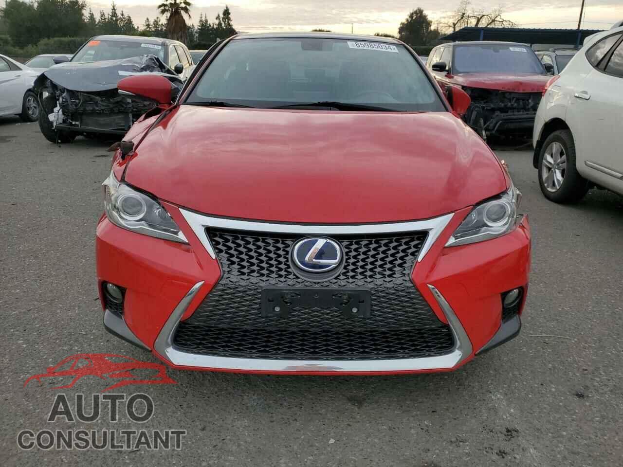 LEXUS CT 200 2016 - JTHKD5BH9G2264182