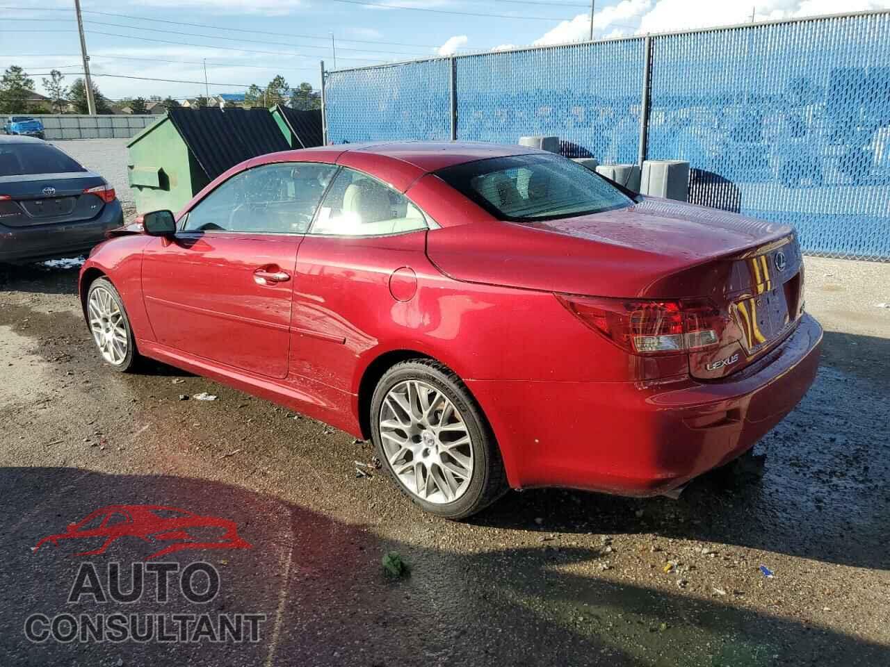 LEXUS IS 2010 - JTHFE2C22A2501707