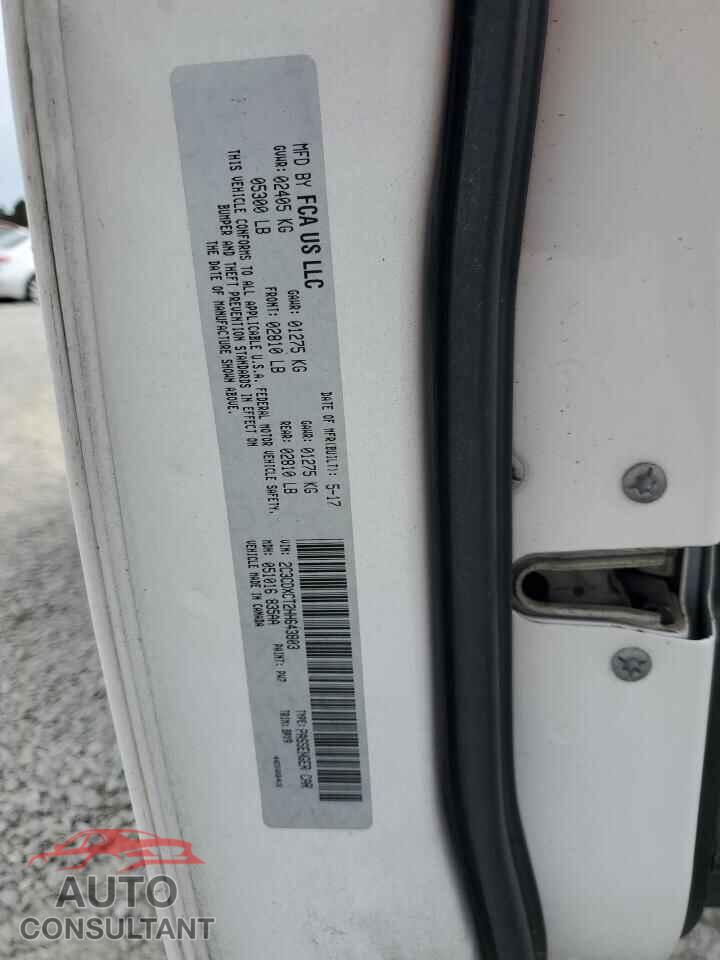 DODGE CHARGER 2017 - 2C3CDXCT2HH643803