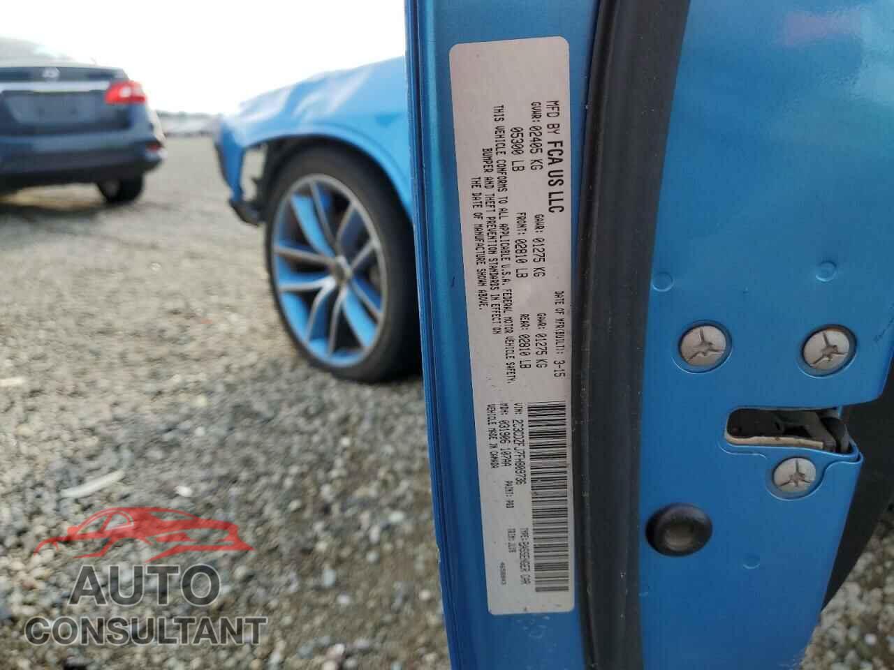 DODGE CHALLENGER 2015 - 2C3CDZFJ7FH809736