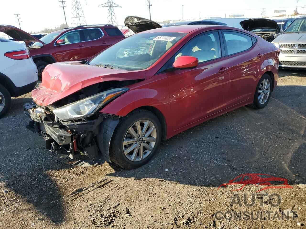 HYUNDAI ELANTRA 2015 - KMHDH4AE3FU225568