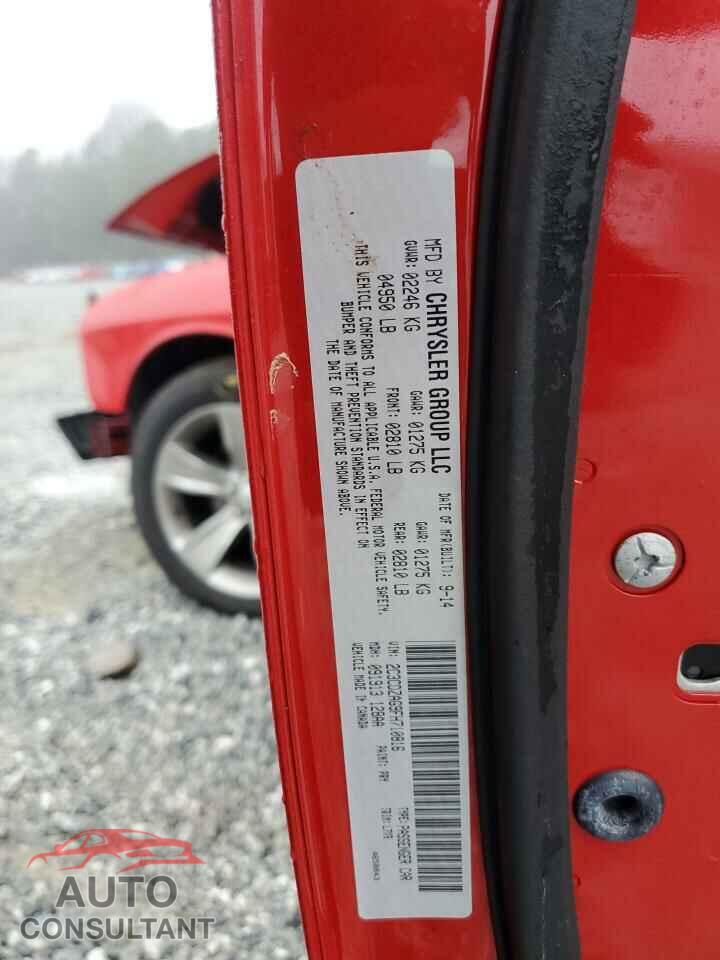 DODGE CHALLENGER 2015 - 2C3CDZAG9FH710816