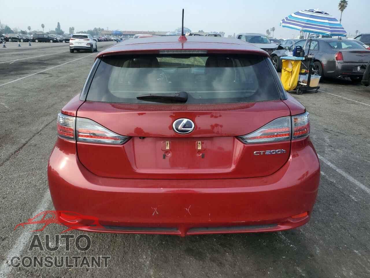 LEXUS CT 200 2013 - JTHKD5BH4D2170884