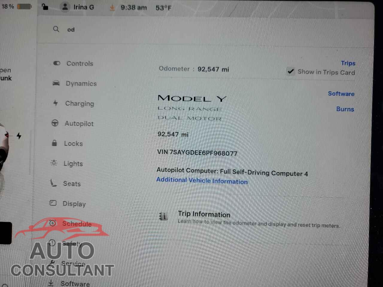 TESLA MODEL Y 2023 - 7SAYGDEE6PF968077