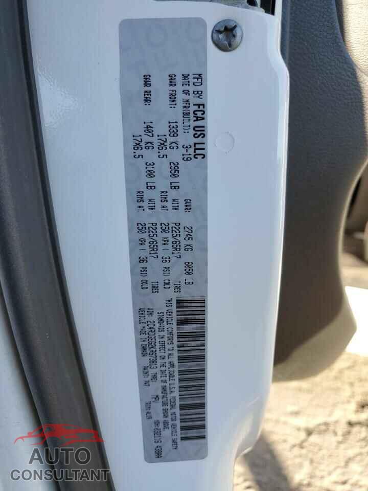 DODGE CARAVAN 2019 - 2C4RDGEG2KR673813