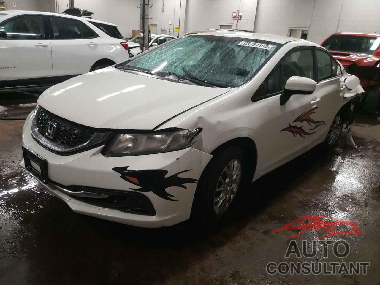 HONDA CIVIC 2014 - 2HGFB2F51EH505519