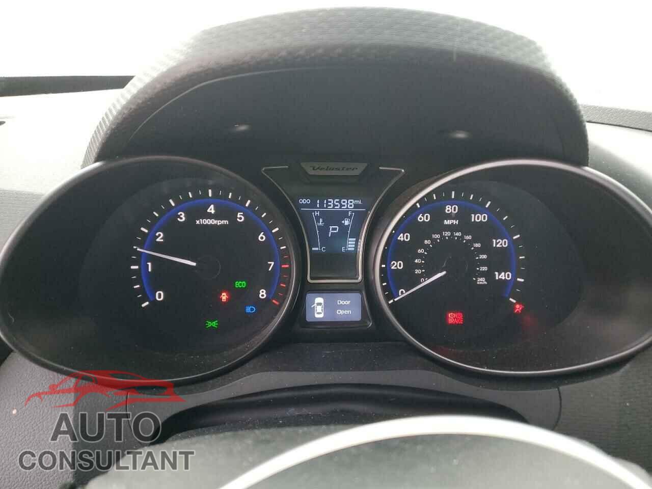 HYUNDAI VELOSTER 2015 - KMHTC6AE4FU226458