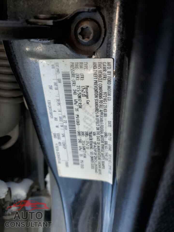 FORD FOCUS 2013 - 1FADP3F29DL265940
