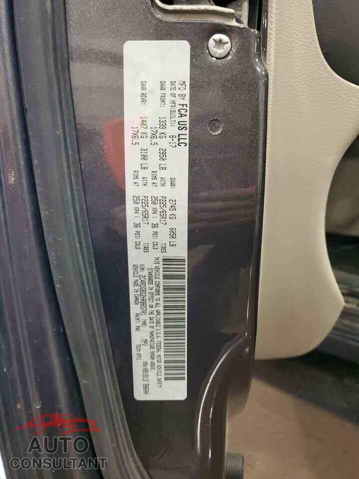 DODGE CARAVAN 2017 - 2C4RDGBG2HR865701