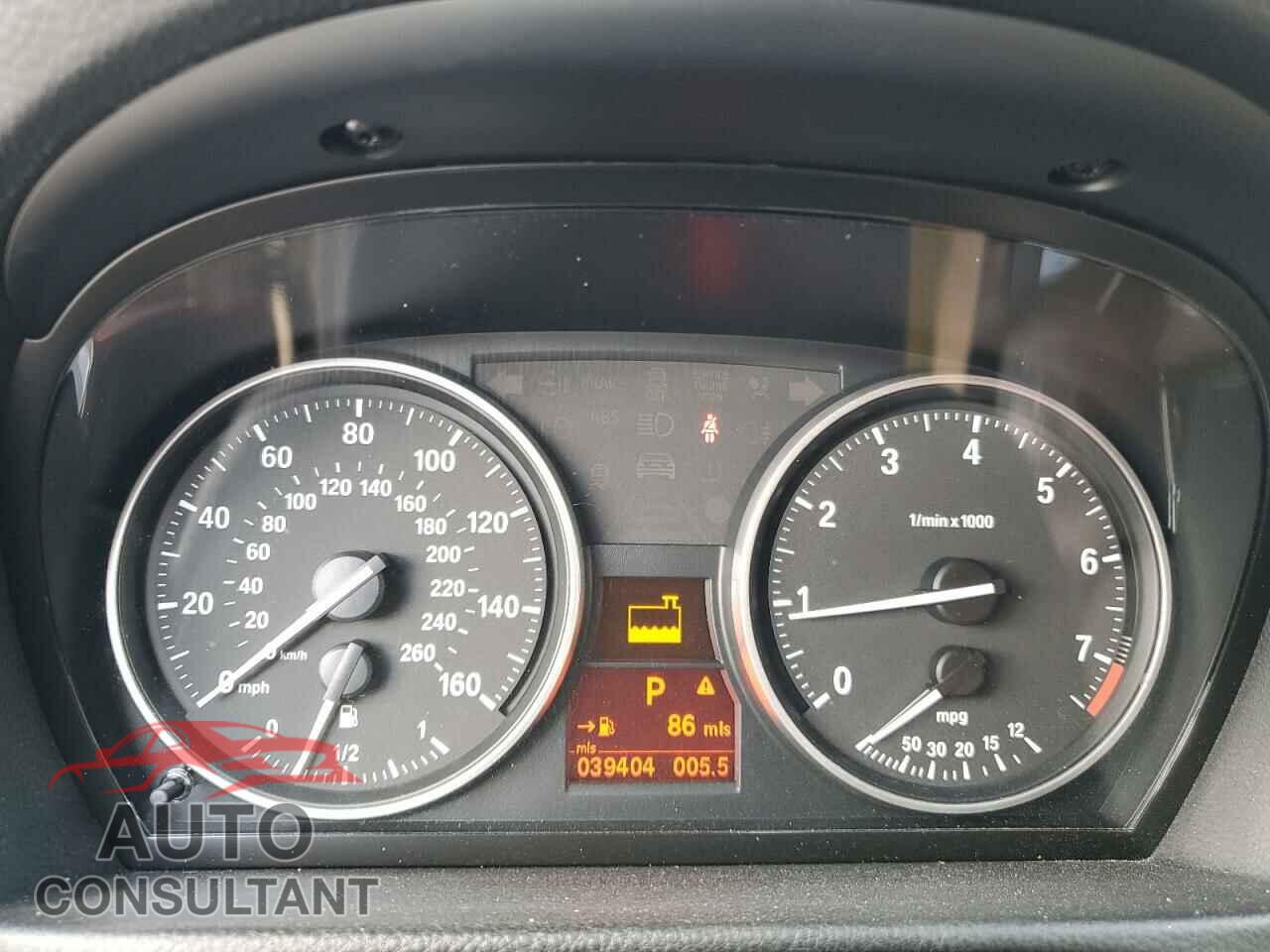 BMW 3 SERIES 2011 - WBAPH7C54BE682942