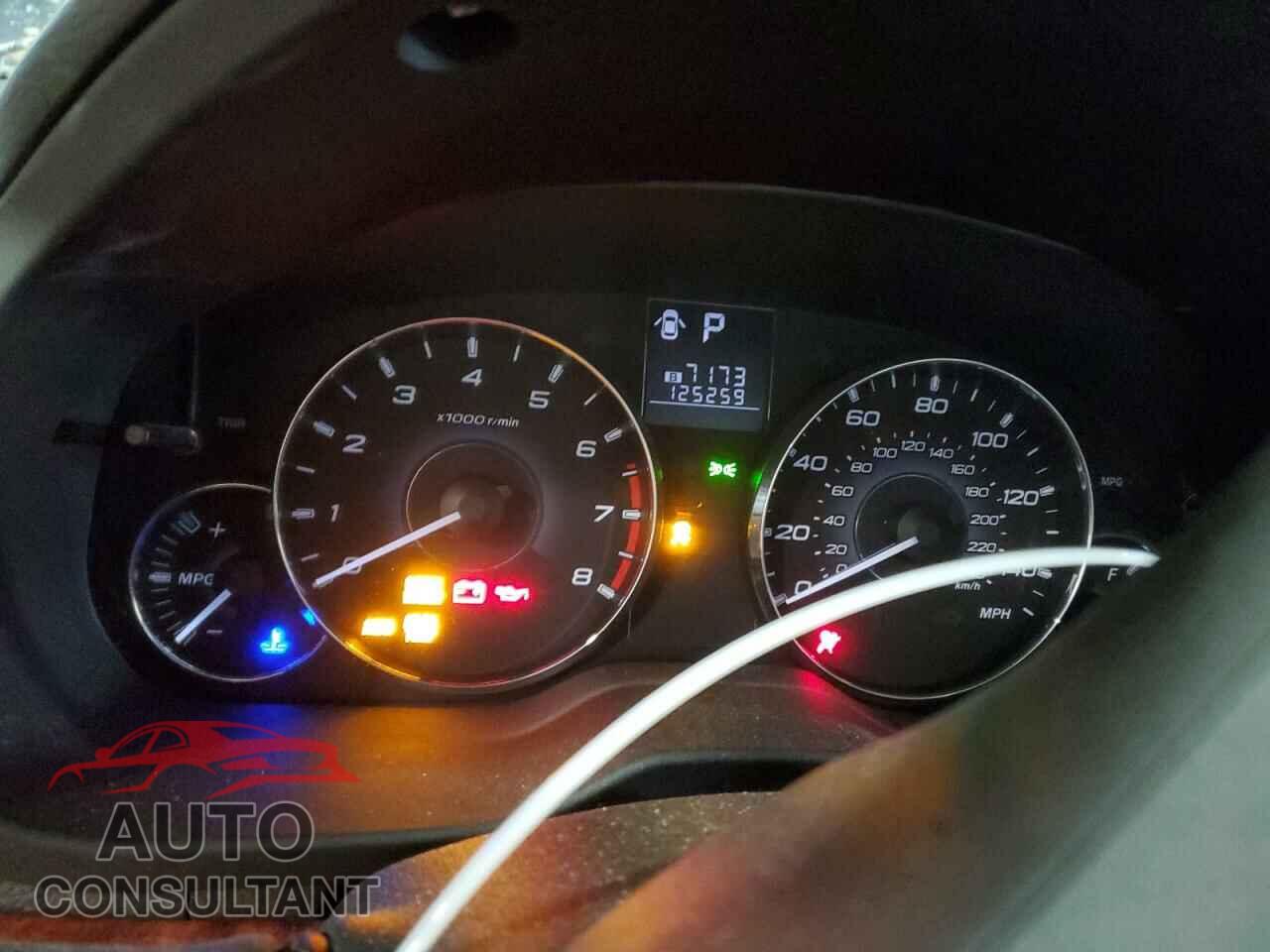SUBARU OUTBACK 2012 - 4S4BRCKC5C3246645
