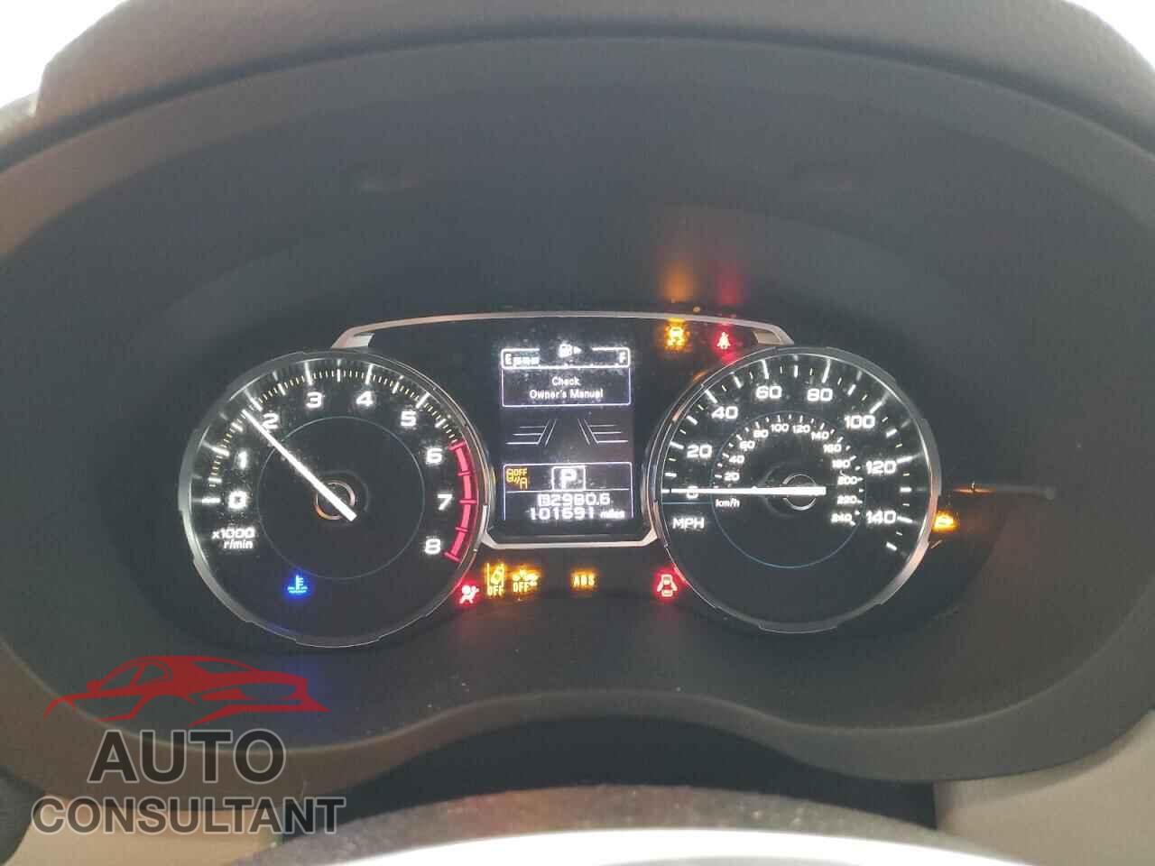 SUBARU FORESTER 2017 - JF2SJAGC0HH596530