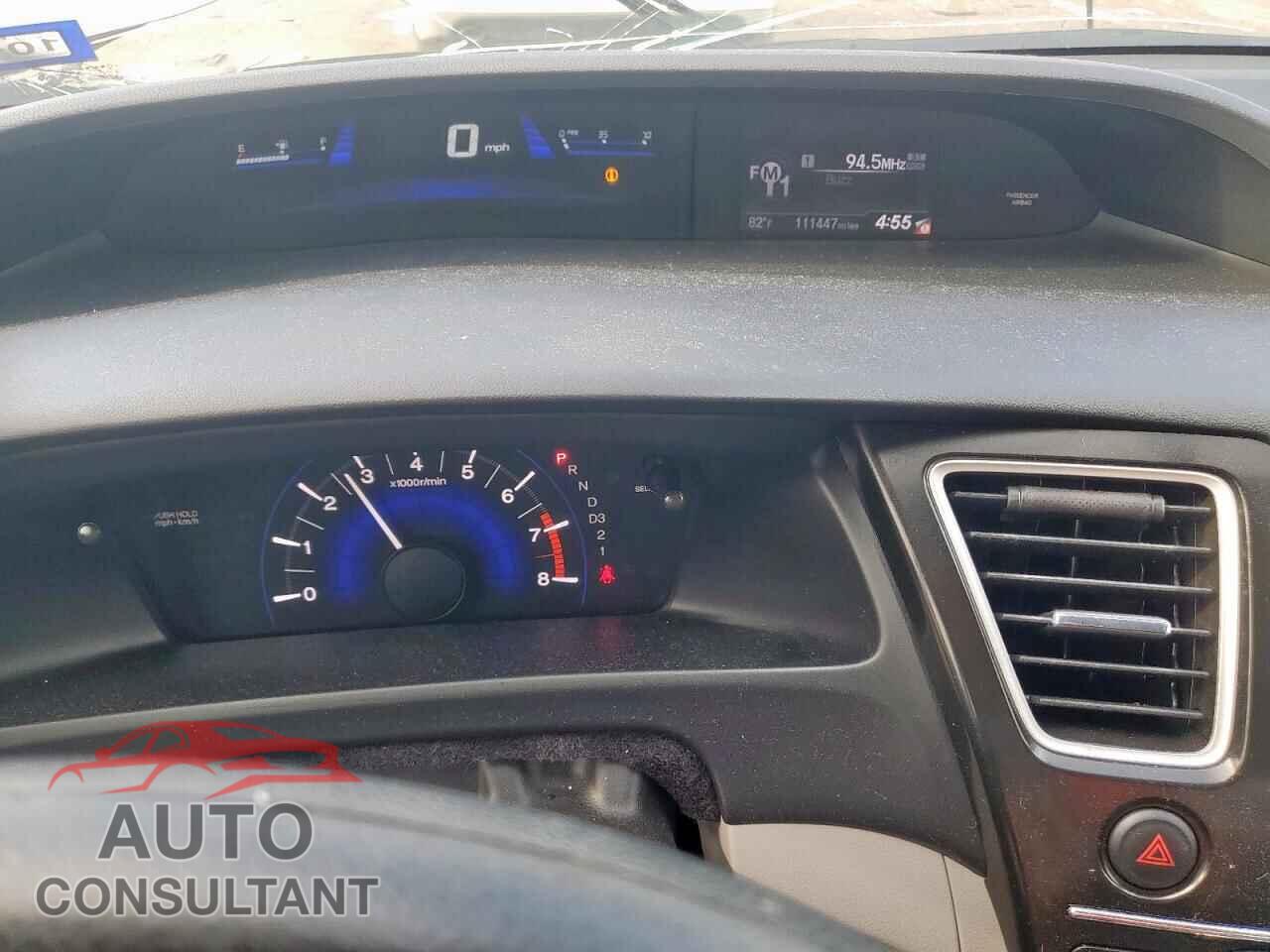 HONDA CIVIC 2013 - 2HGFB2F53DH582374