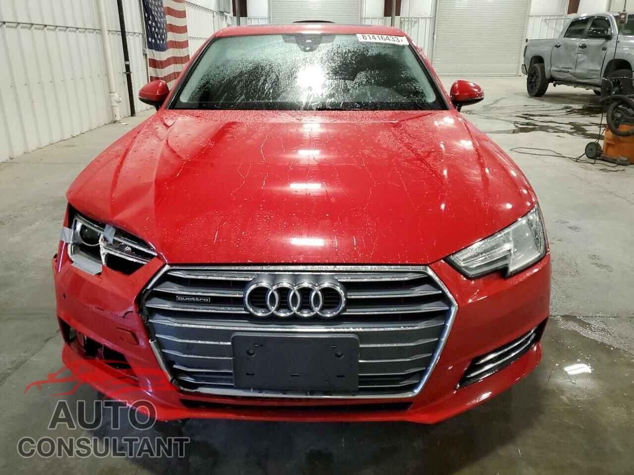 AUDI A4 2017 - WAUANAF48HN014696