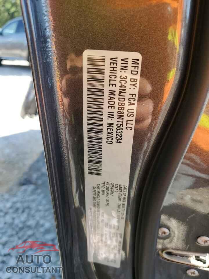 JEEP COMPASS 2021 - 3C4NJDBB8MT563234