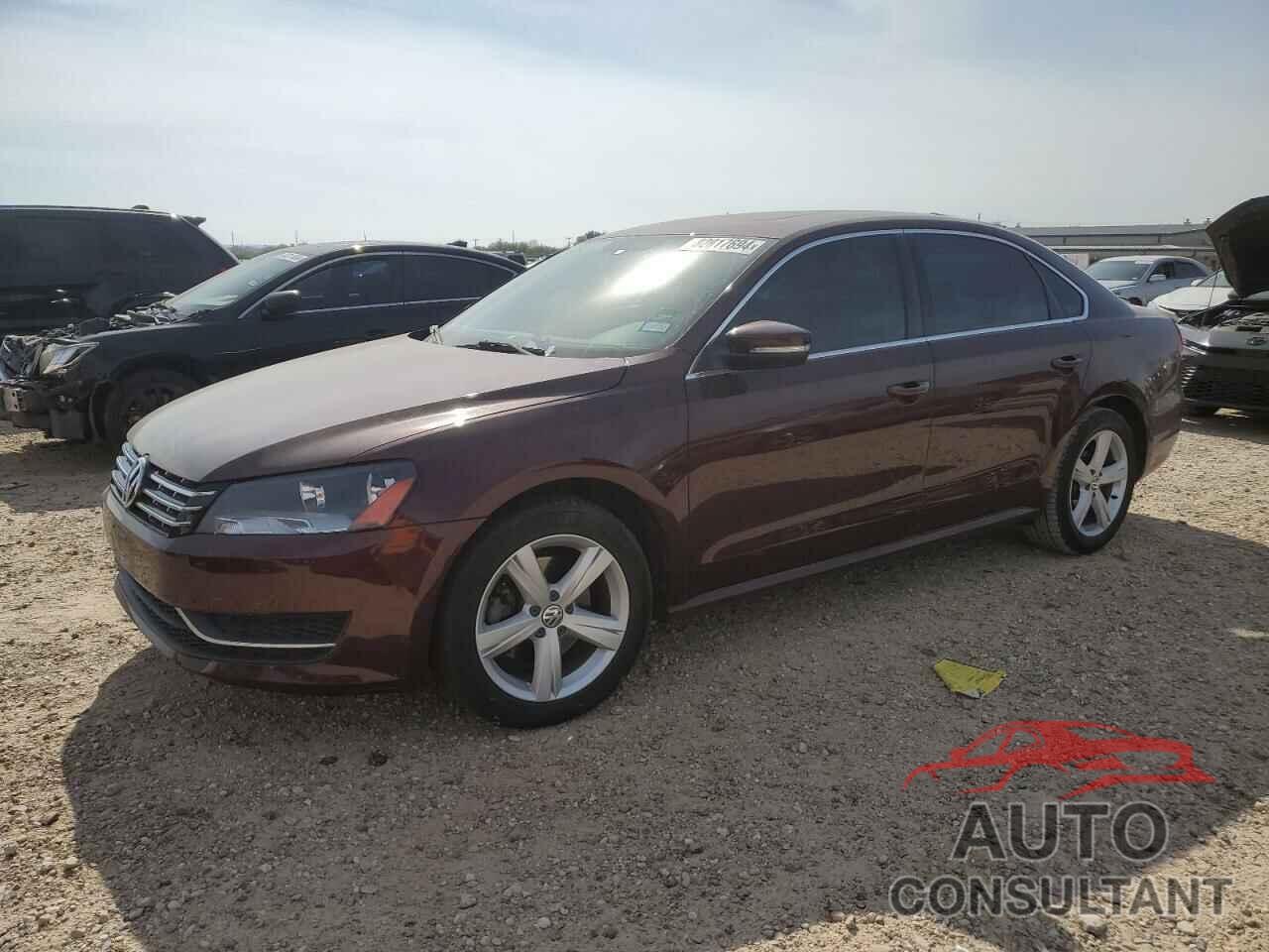 VOLKSWAGEN PASSAT 2013 - 1VWBN7A35DC124293