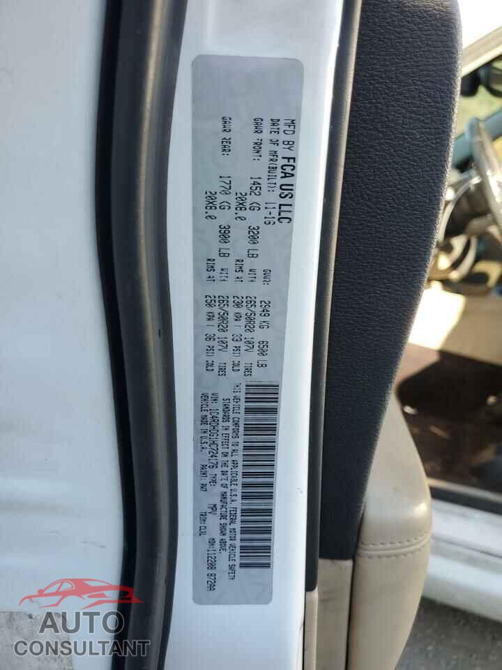 DODGE DURANGO 2017 - 1C4RDHDG1HC724176