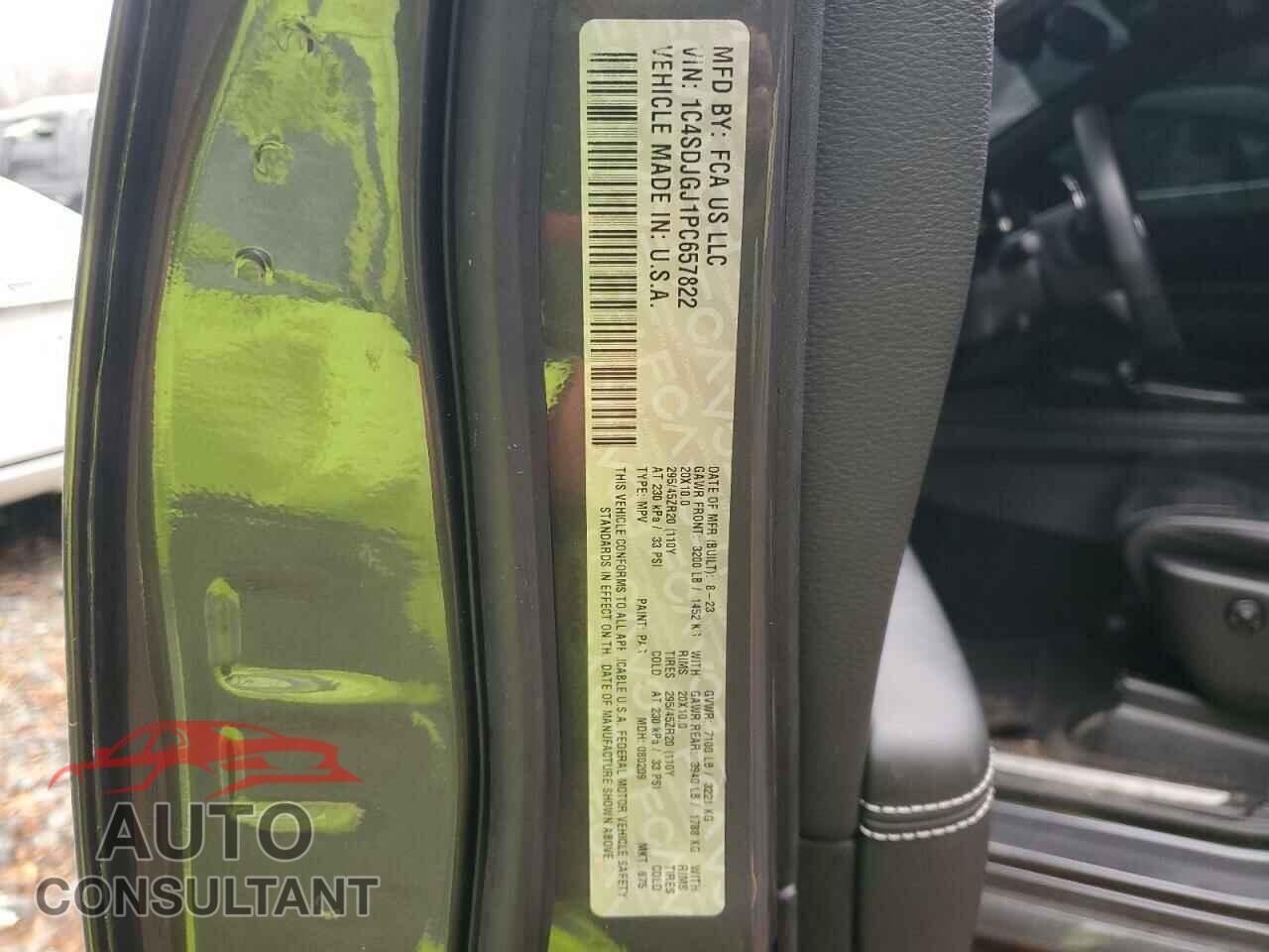 DODGE DURANGO 2023 - 1C4SDJGJ1PC657822