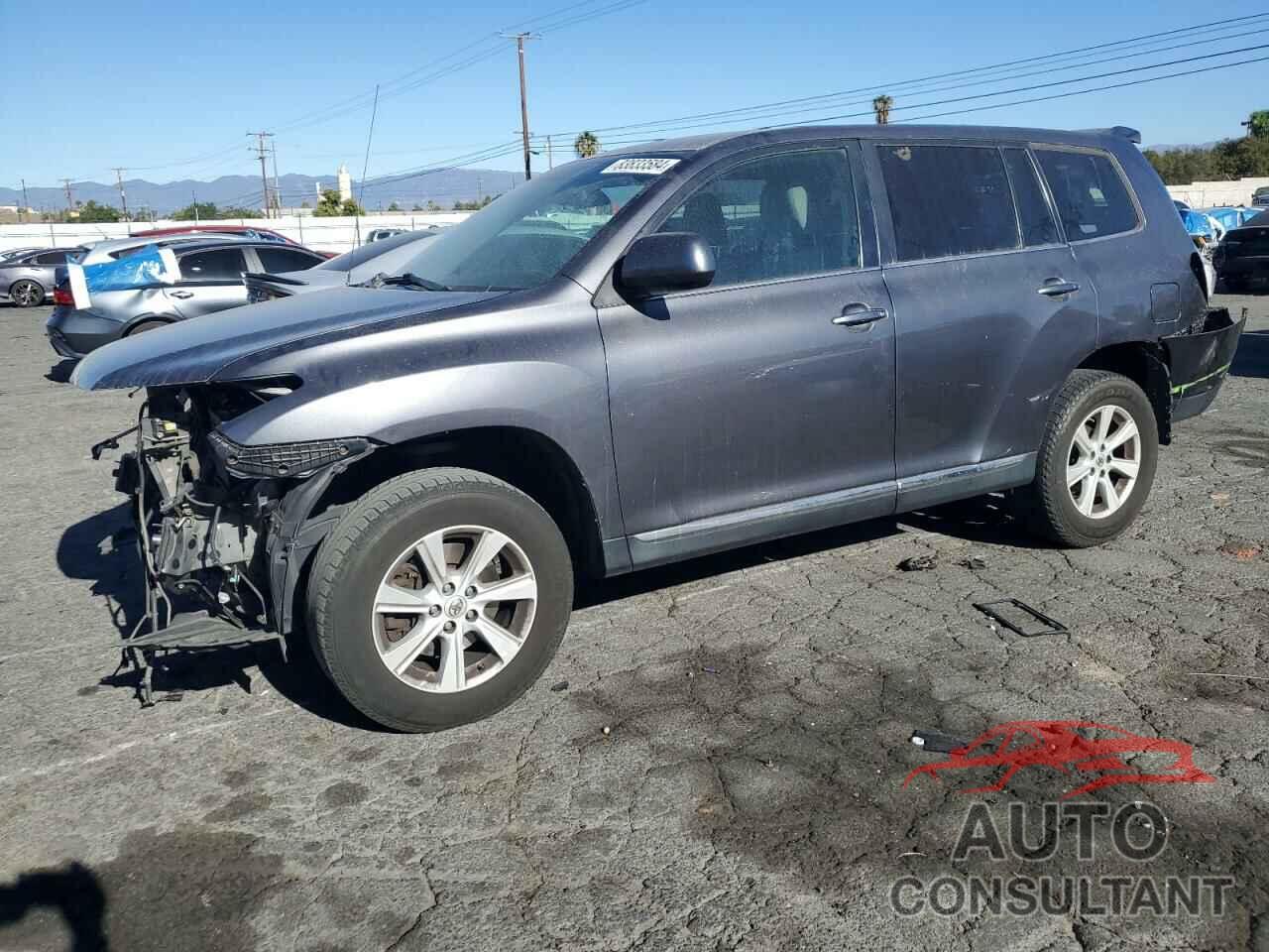 TOYOTA HIGHLANDER 2012 - 5TDZA3EH0CS019721