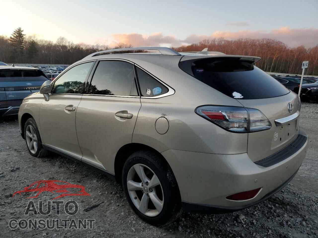LEXUS RX350 2012 - 2T2BK1BA1CC132575