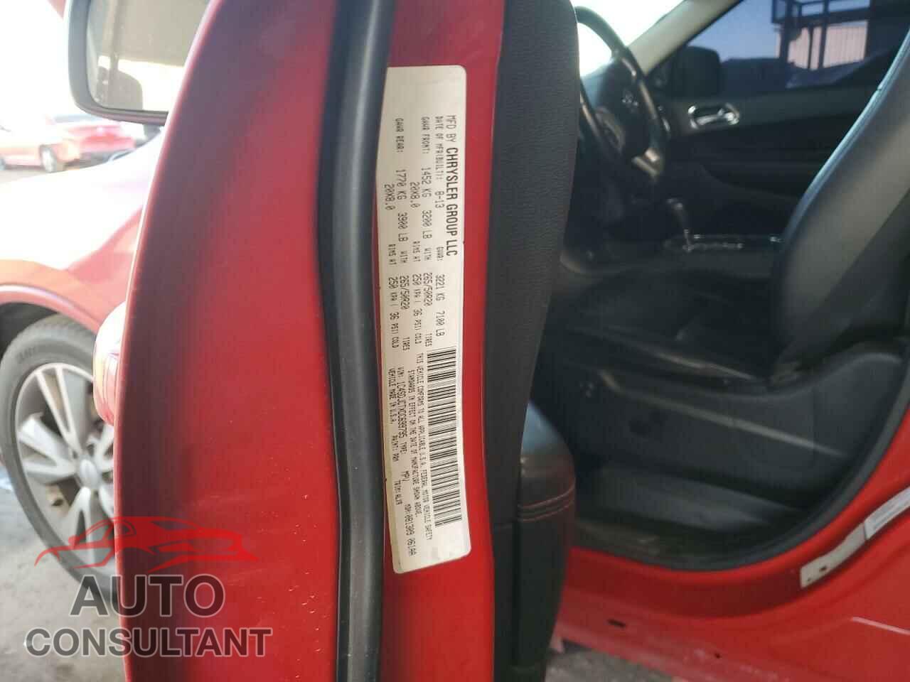DODGE DURANGO 2013 - 1C4SDJCTXDC699795