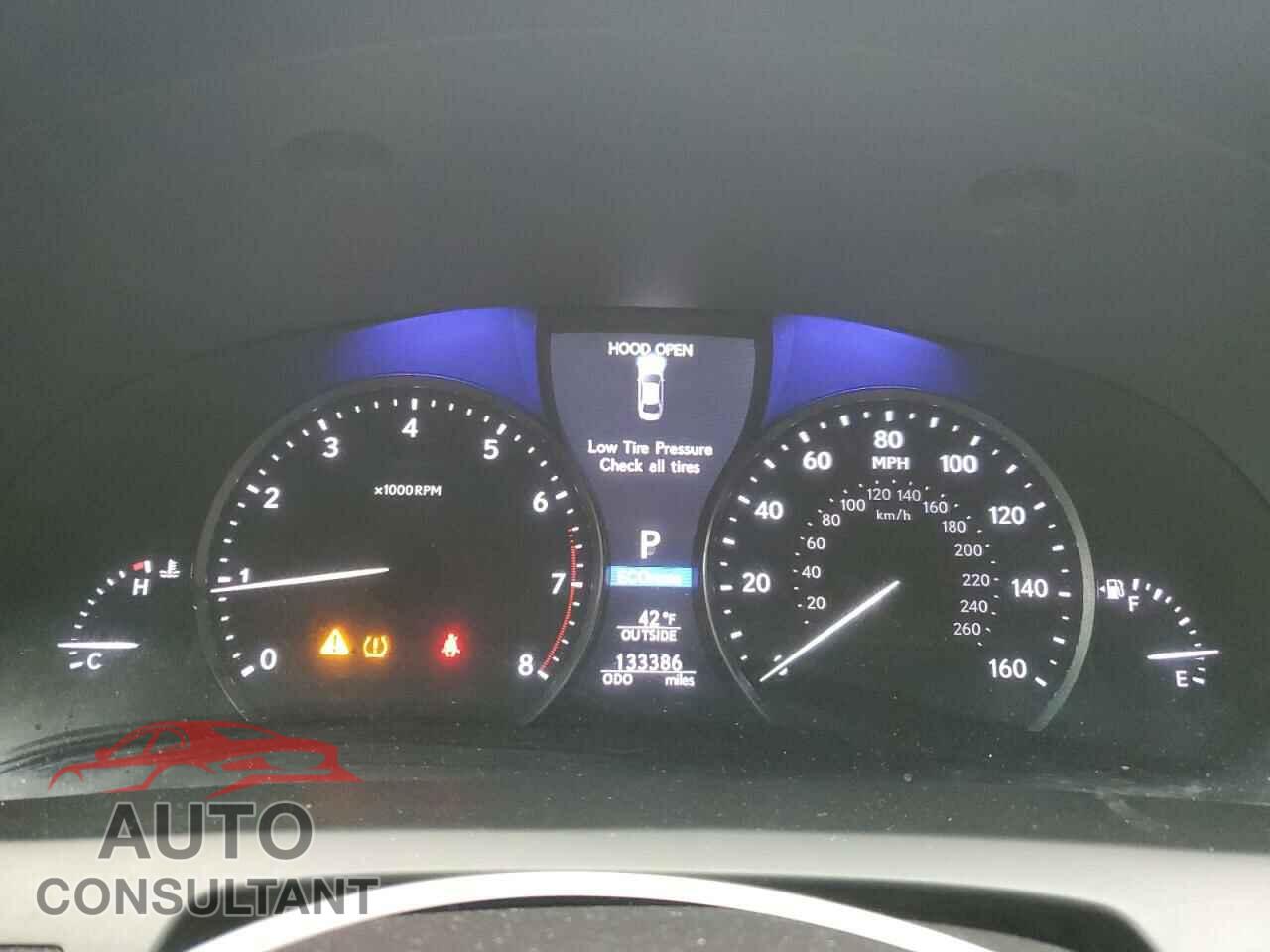 LEXUS LS460 2013 - JTHBL5EF8D5114314