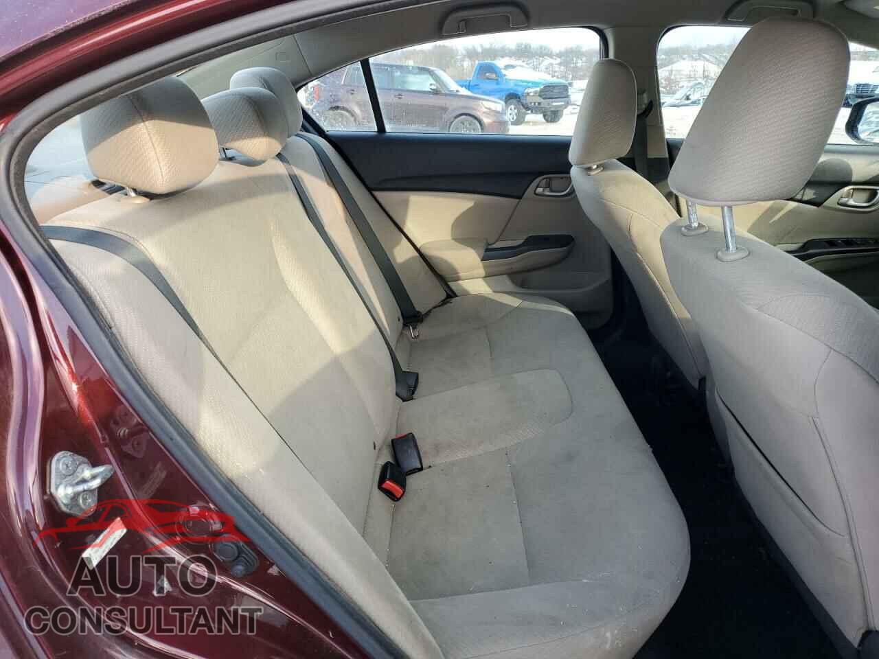 HONDA CIVIC 2013 - 19XFB2F59DE097439