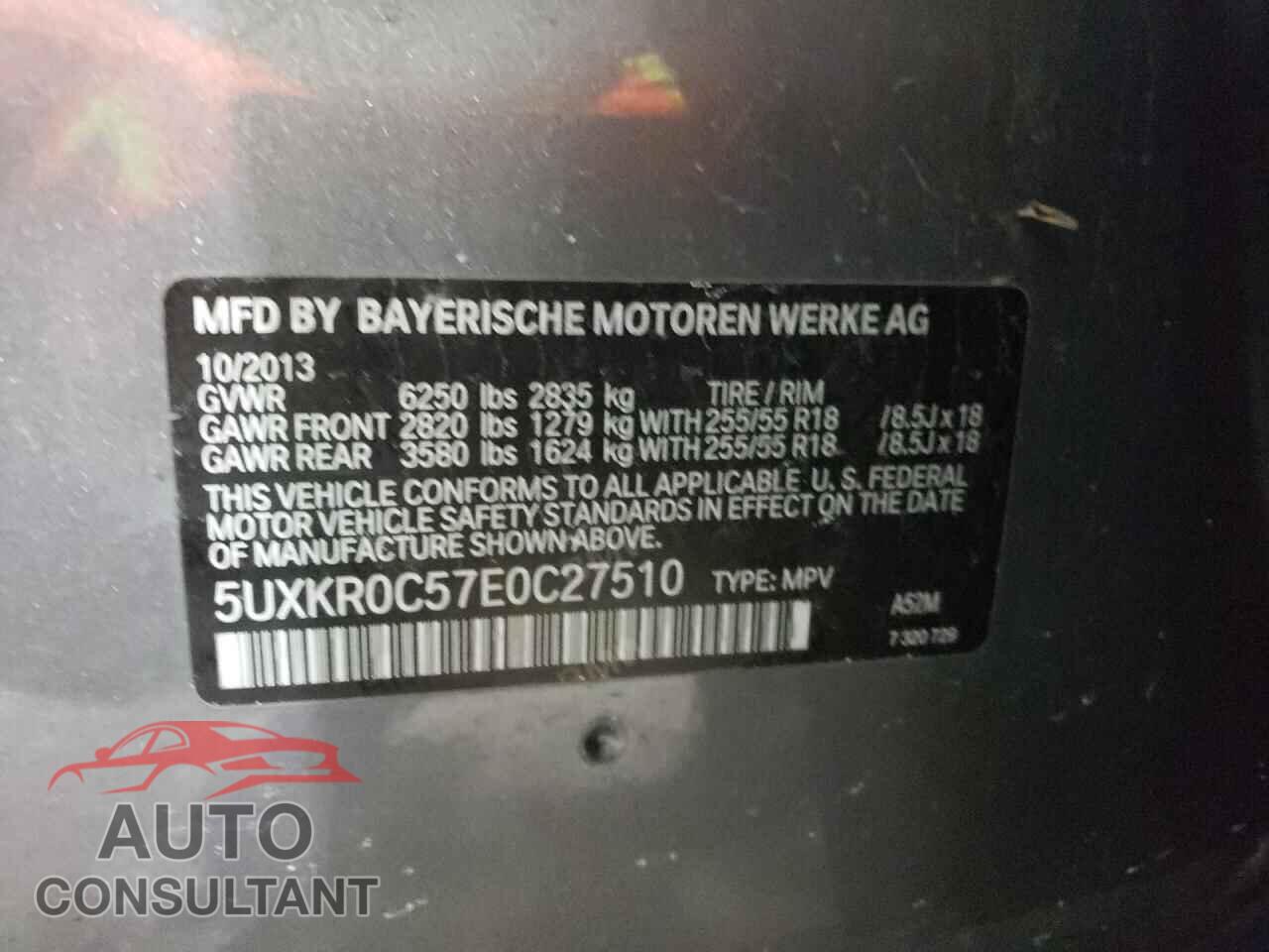 BMW X5 2014 - 5UXKR0C57E0C27510