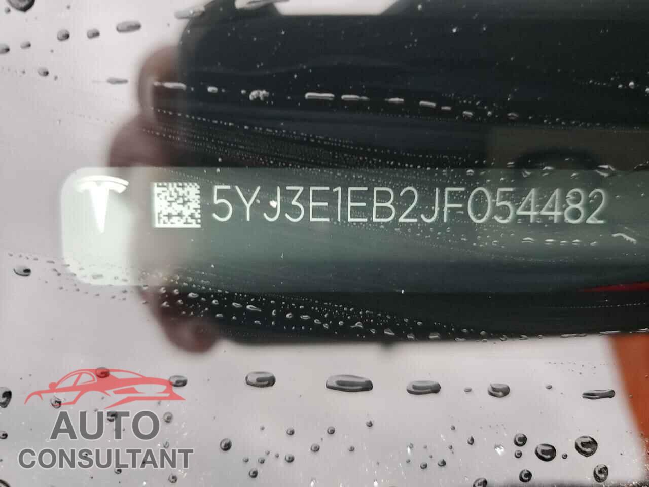 TESLA MODEL 3 2018 - 5YJ3E1EB2JF054482