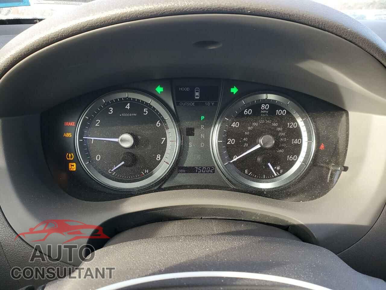 LEXUS ES350 2012 - JTHBK1EG6C2477389