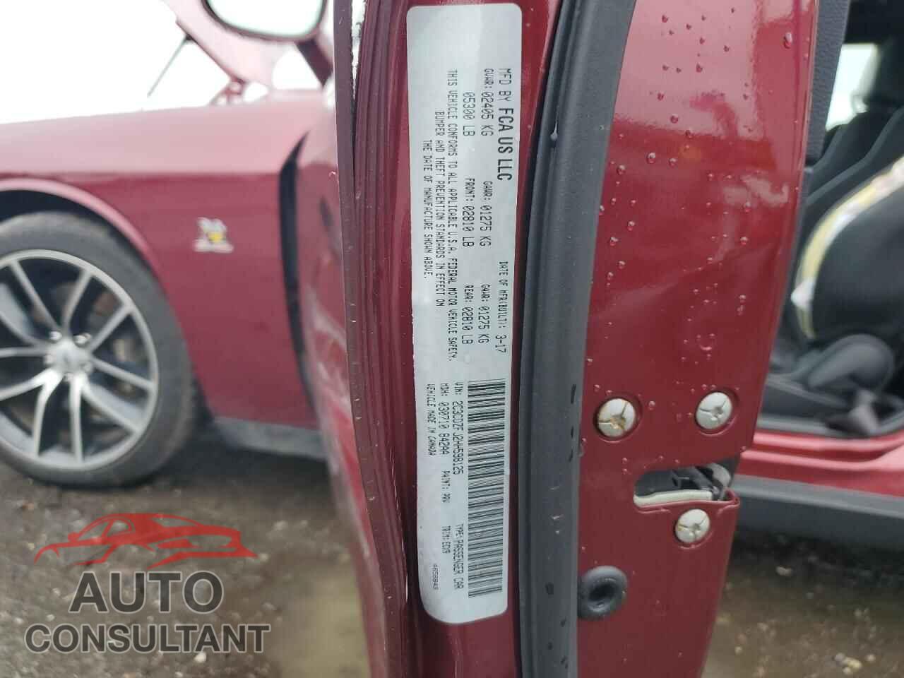 DODGE CHALLENGER 2017 - 2C3CDZFJ2HH598125