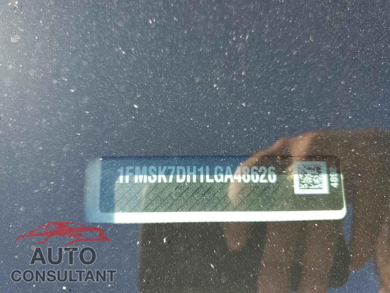 FORD EXPLORER 2020 - 1FMSK7DH1LGA48626