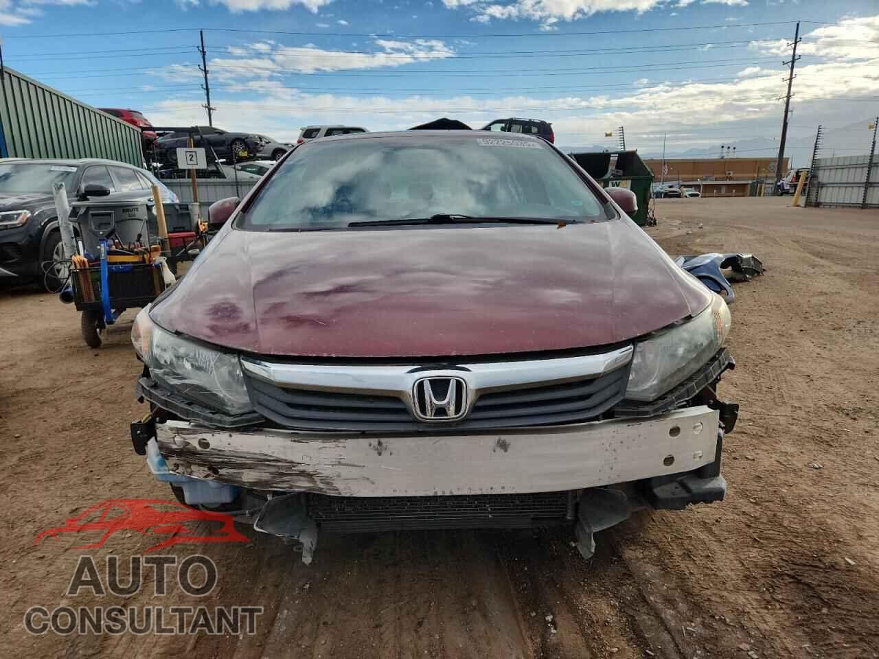 HONDA CIVIC 2012 - 19XFB2F91CE364686