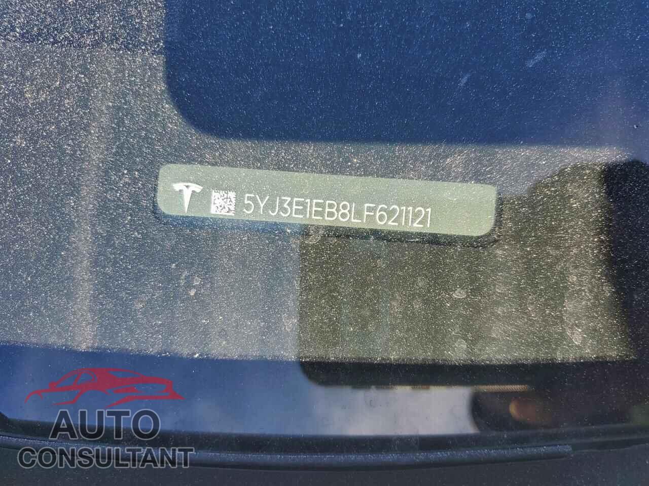 TESLA MODEL 3 2020 - 5YJ3E1EB8LF621121