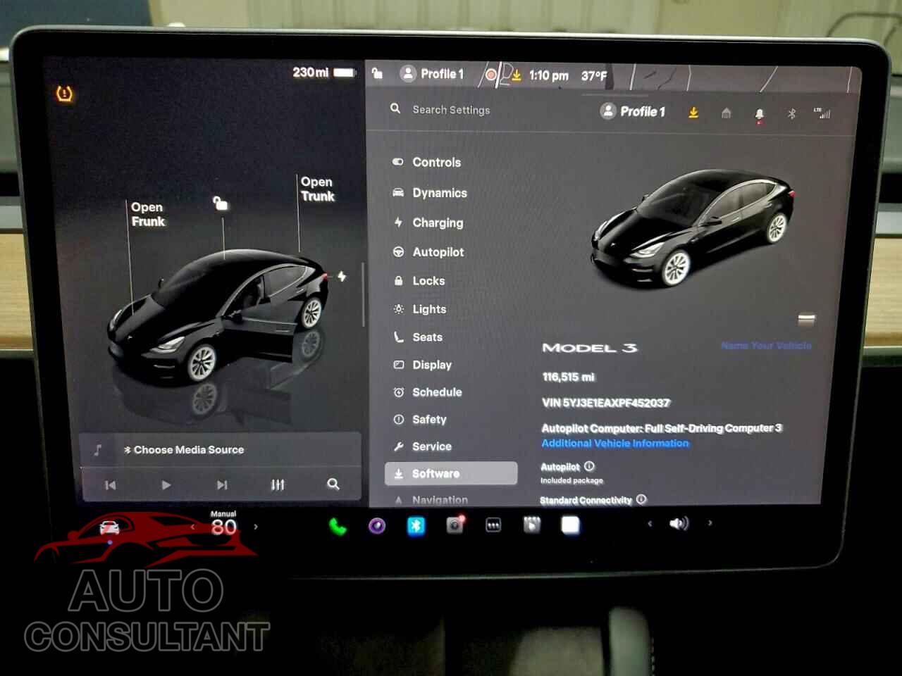 TESLA MODEL 3 2023 - 5YJ3E1EAXPF452037