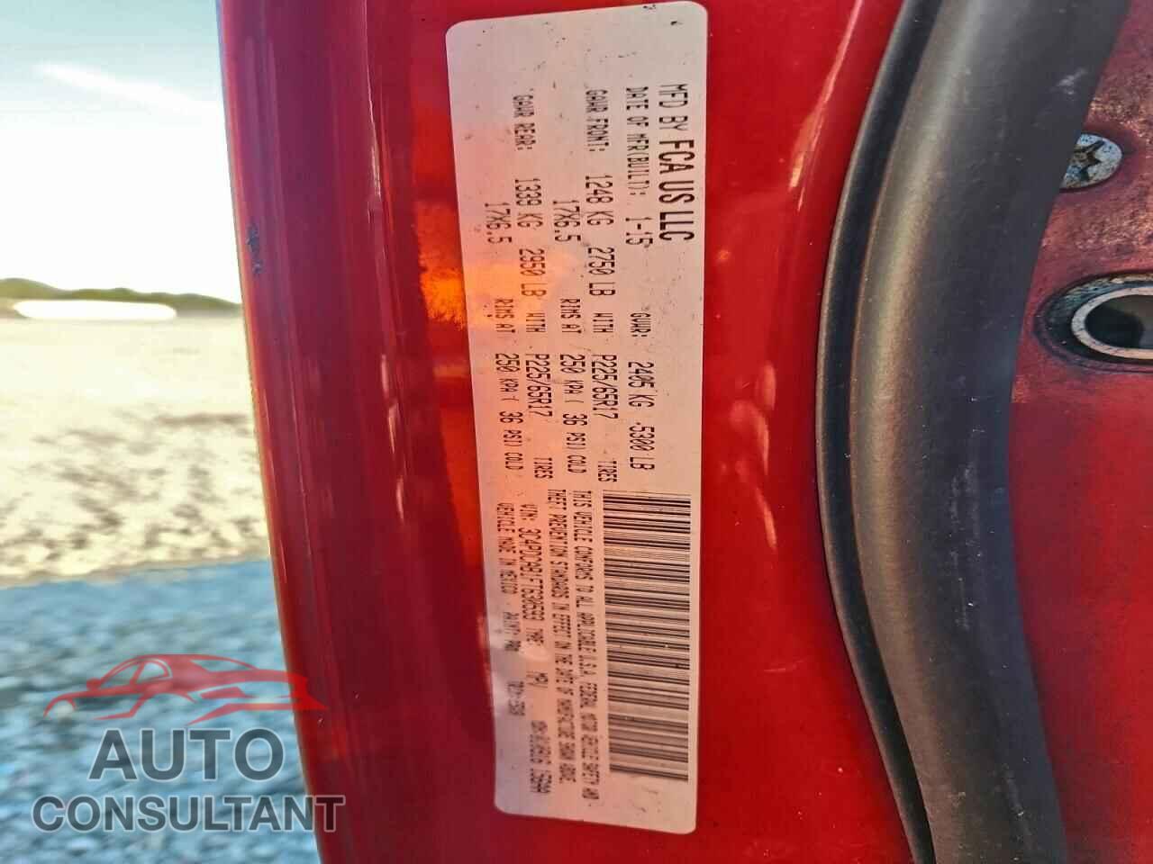 DODGE JOURNEY 2015 - 3C4PDCAB1FT630593