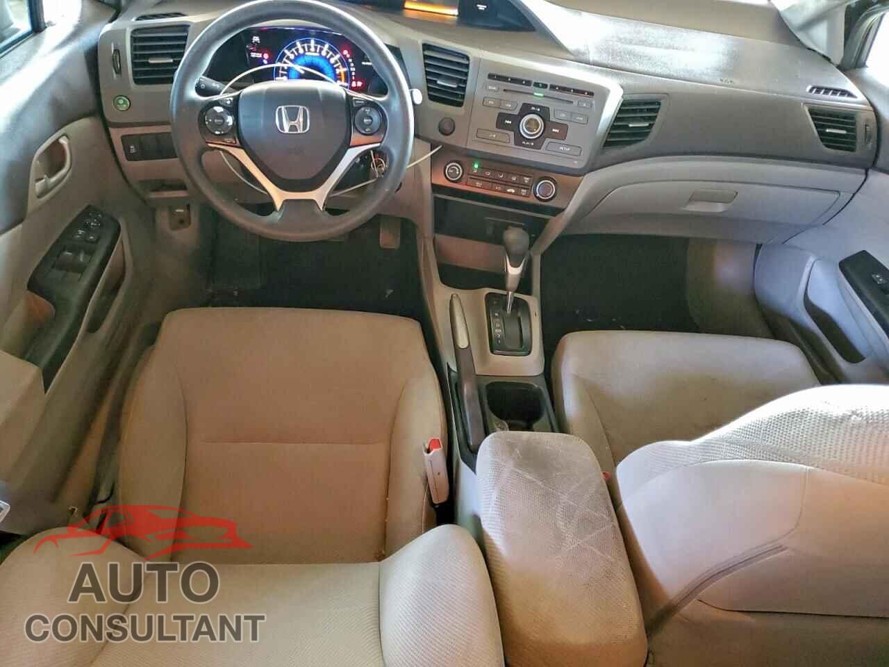 HONDA CIVIC 2012 - 19XFB2F55CE342347