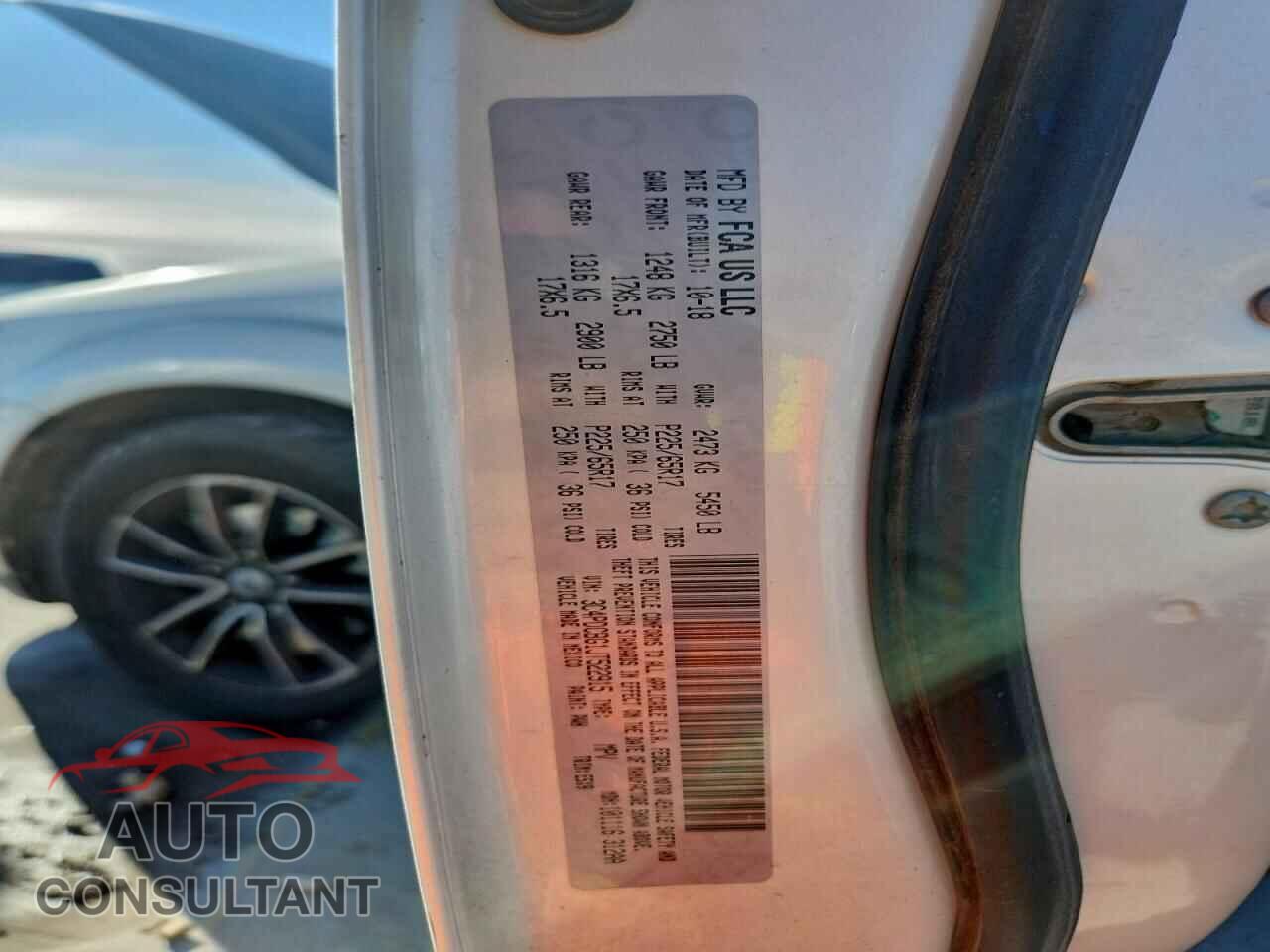 DODGE JOURNEY 2018 - 3C4PDCBG1JT522915