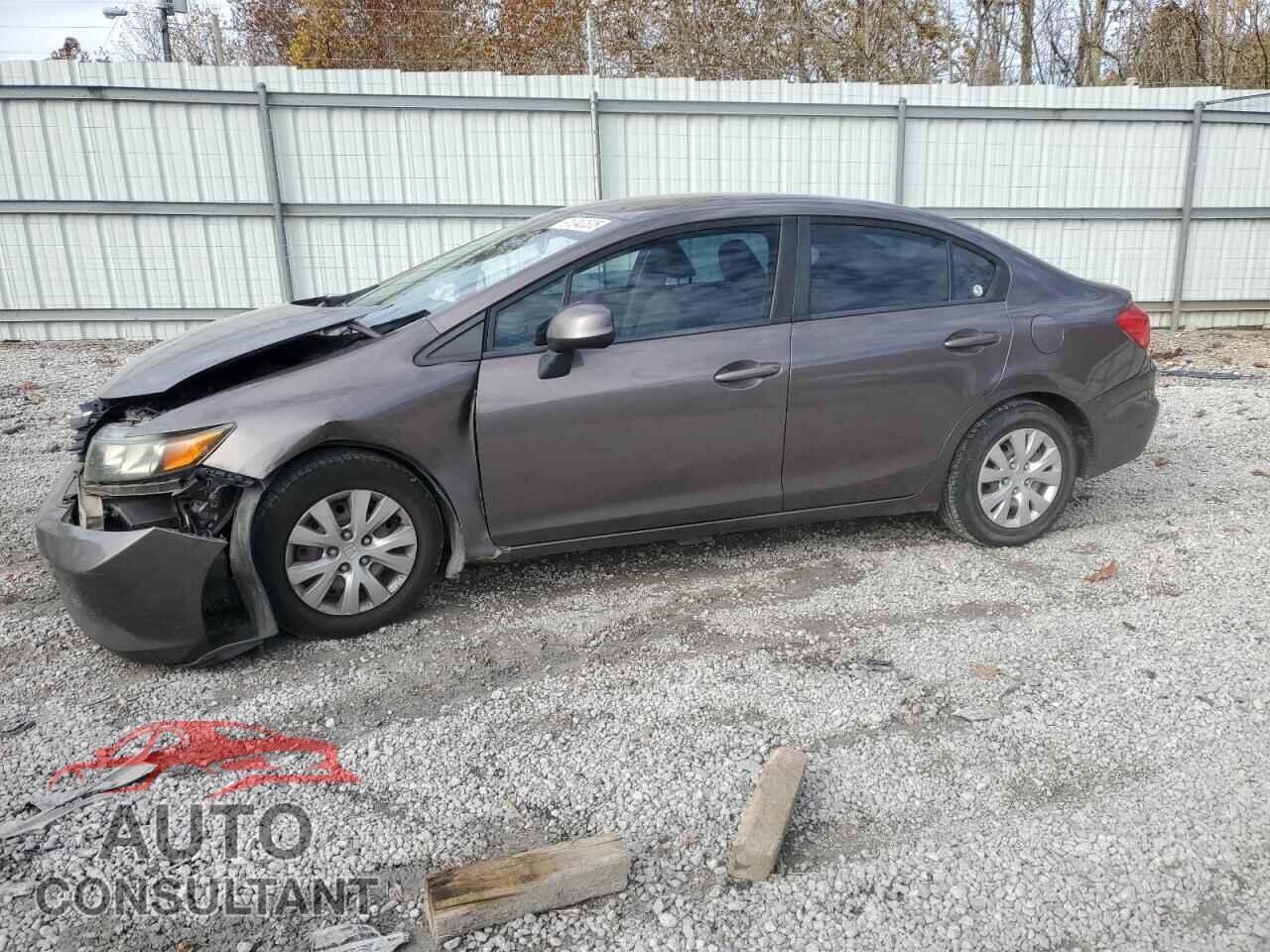 HONDA CIVIC 2012 - 19XFB2F52CE017283