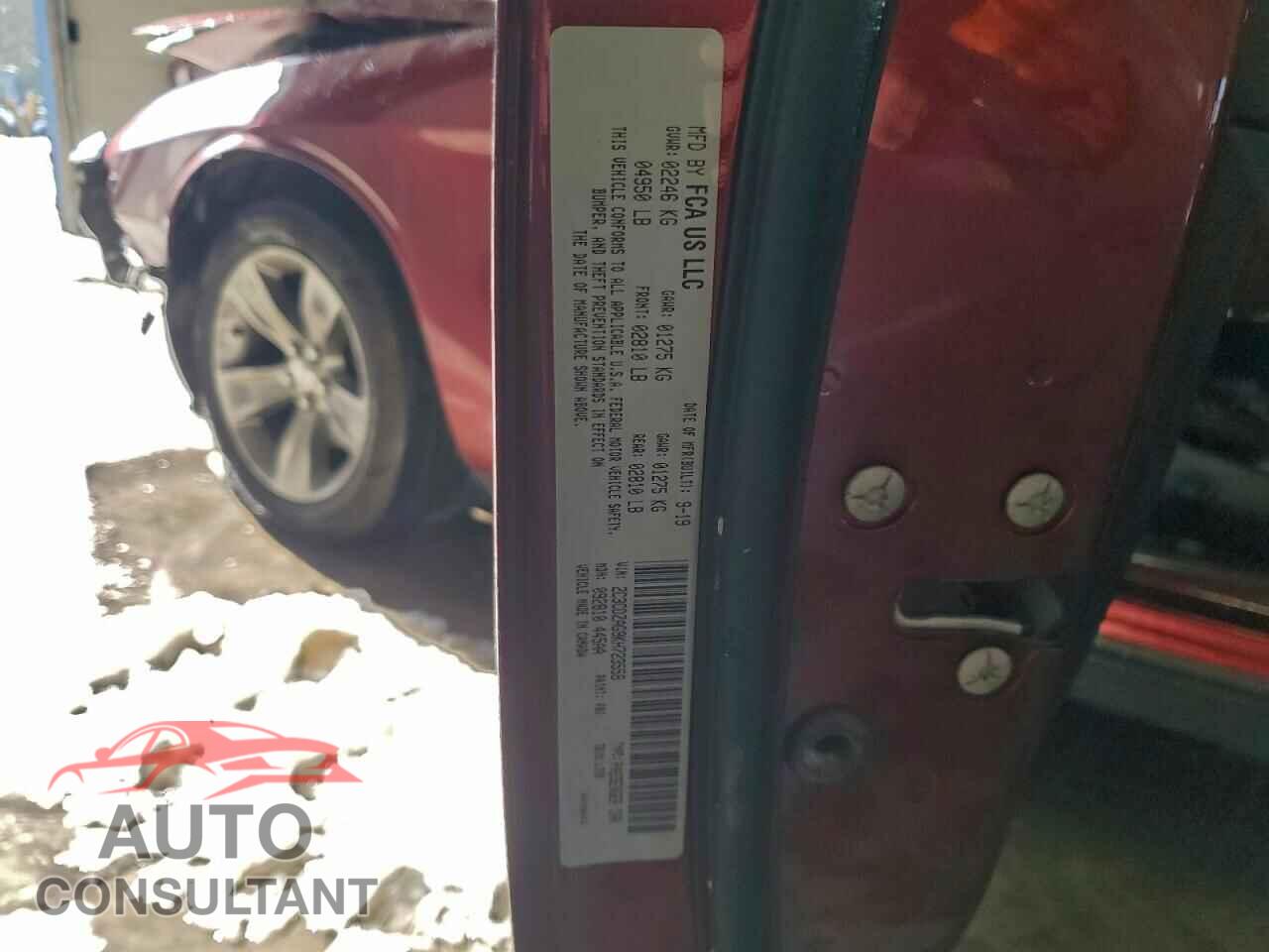 DODGE CHALLENGER 2019 - 2C3CDZAG9KH723558