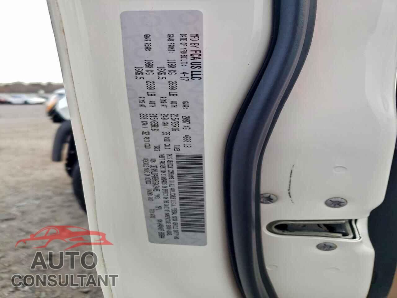JEEP COMPASS 2017 - 3C4NJDAB0HT642405