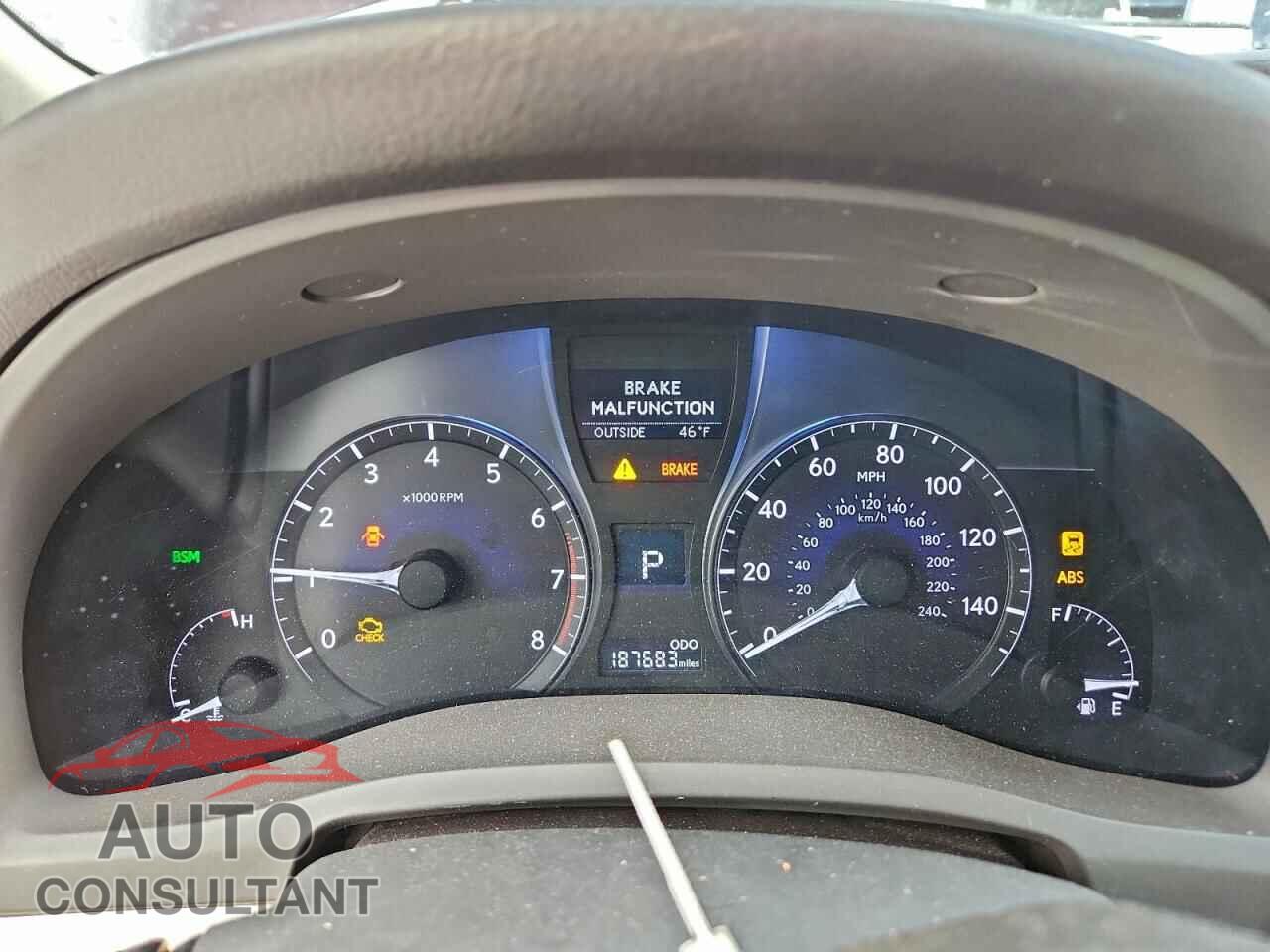LEXUS RX350 2013 - 2T2ZK1BA5DC100258
