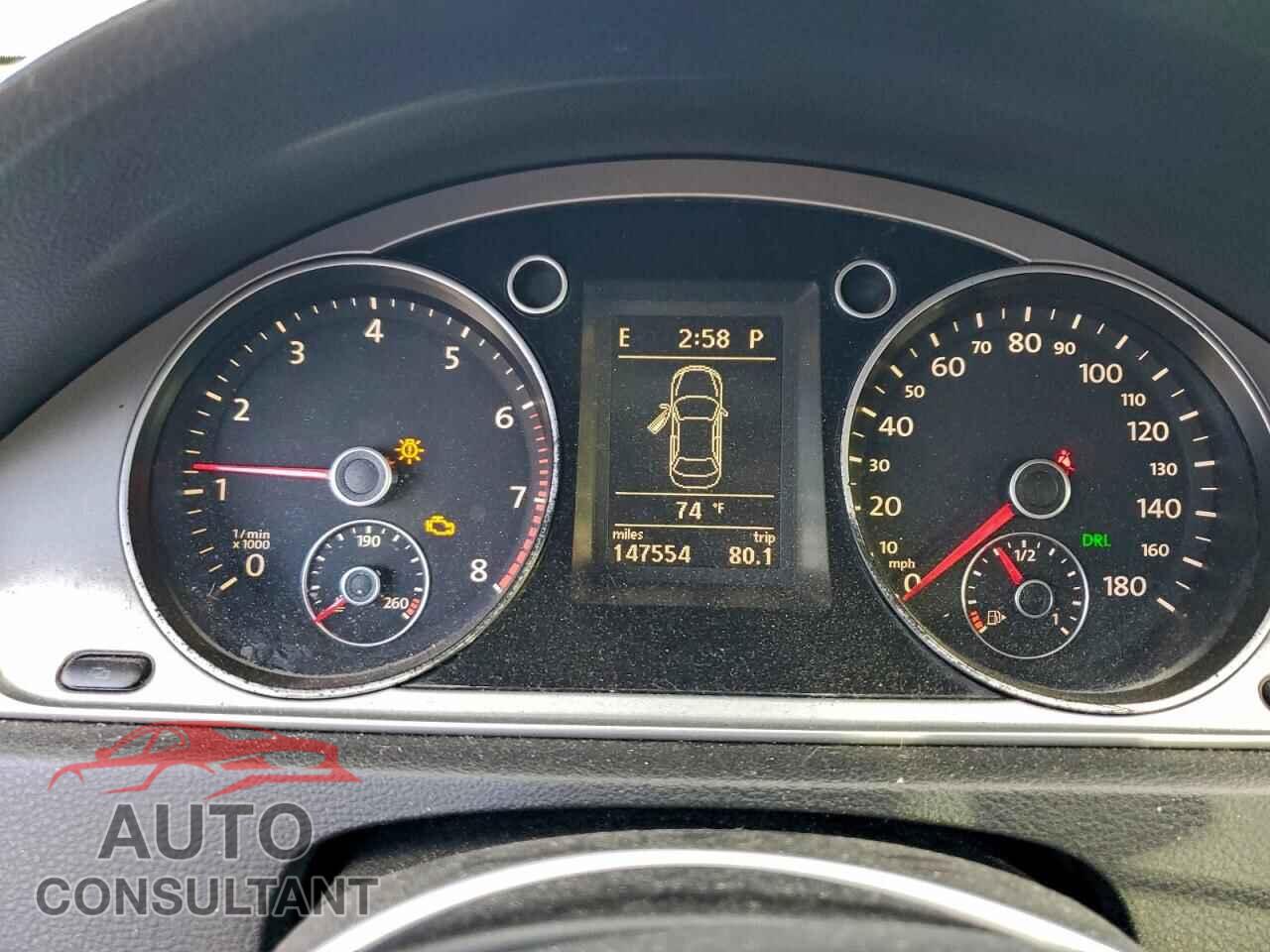 VOLKSWAGEN CC 2012 - WVWMP7AN3CE521821