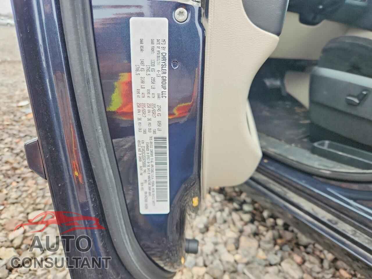 DODGE CARAVAN 2013 - 2C4RDGCG5DR758666