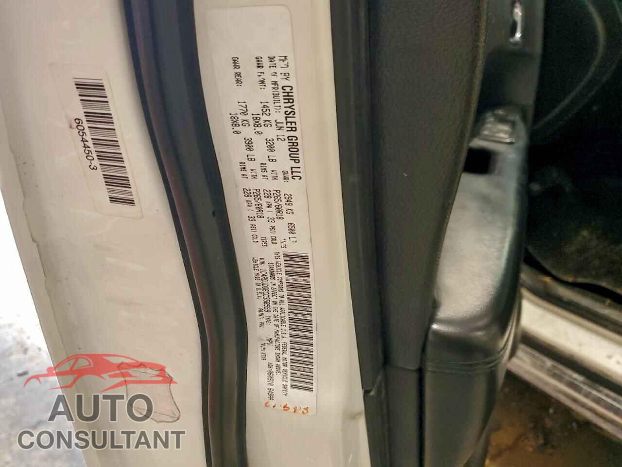 DODGE DURANGO 2012 - 1C4RDJDG6CC358599