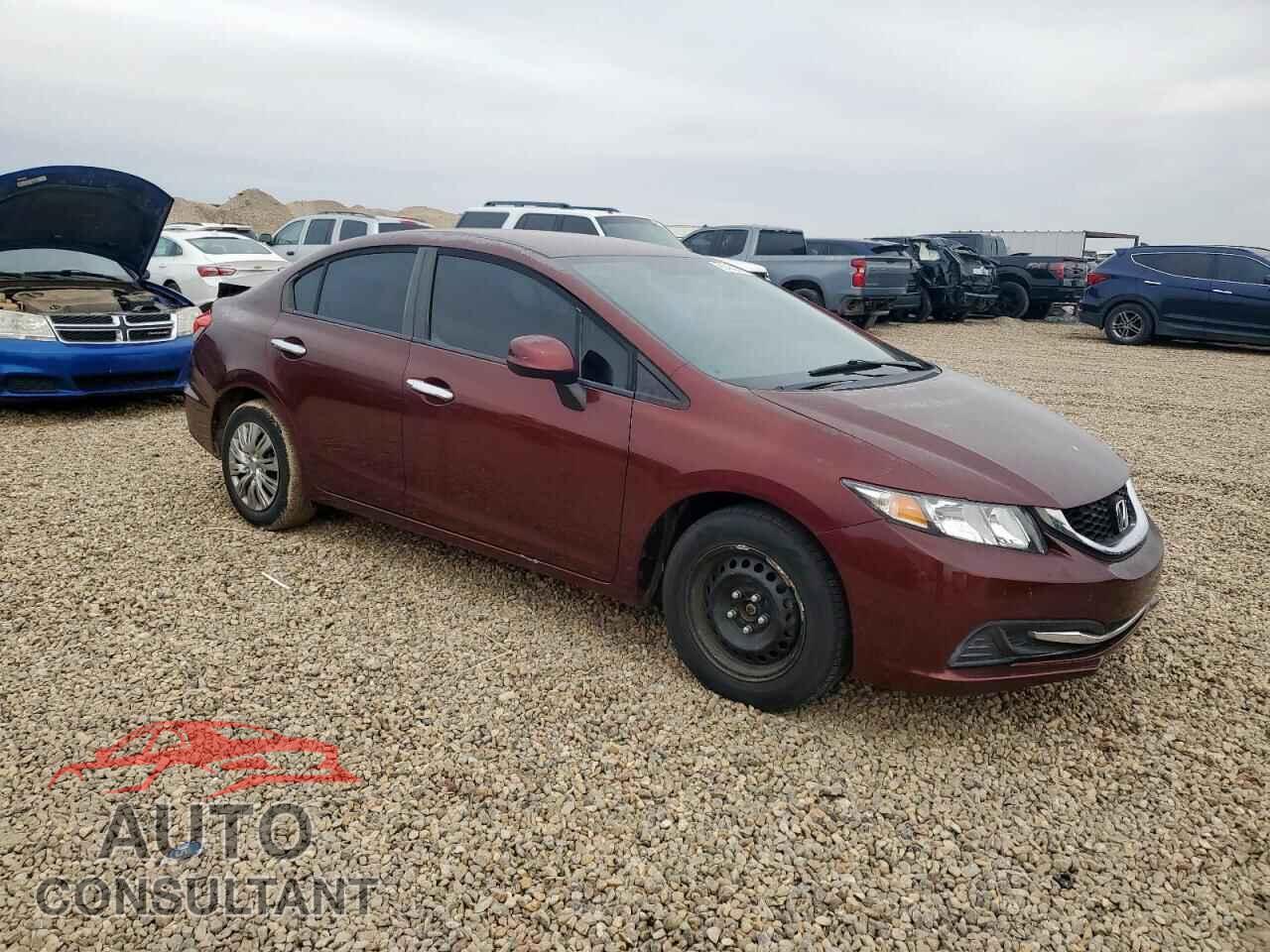HONDA CIVIC 2013 - 19XFB2F50DE011502