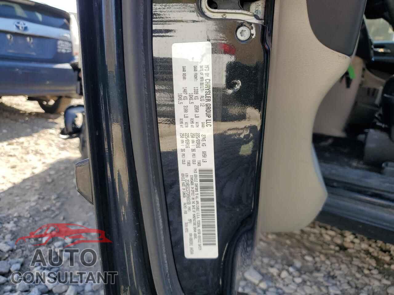 DODGE CARAVAN 2013 - 2C4RDGCG7DR503159